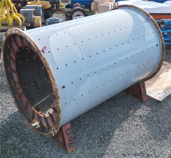 Unused Outotec 2.7m X 4.1m (8.6' X 13.5') Rod Mill, 450 Hp (336 Kw) Motor)